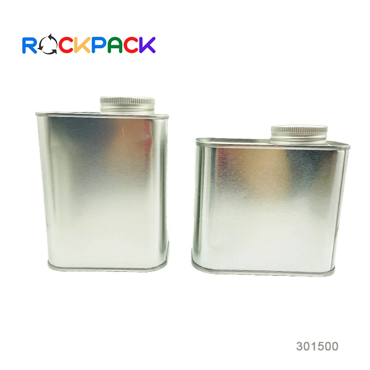 150g 200g 220g Rectangle metal oil food storage iron tank box