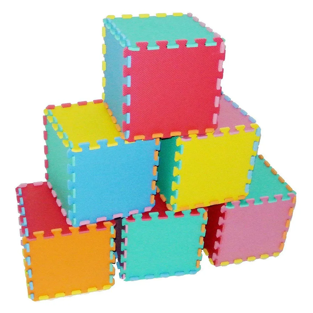 Logo Custom Kids Puzzle Mat EVA Foam Splice Exercise Tatami Rubber Floor Mat