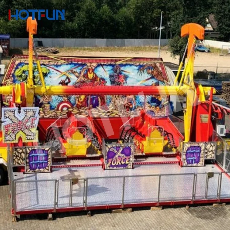 Importing Theme Park Games Amusement Park Rides Extreme Trade Manufacturer Attraction Manege Top Spin Ride From China
