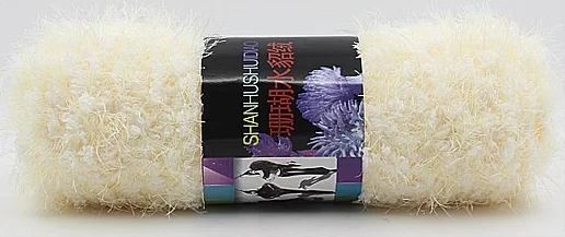 RongMeiXuan Hand Crochet yarn velvet thread Long hair Mink velvet wool yarn Knitting yarn thread Mink hair velvet