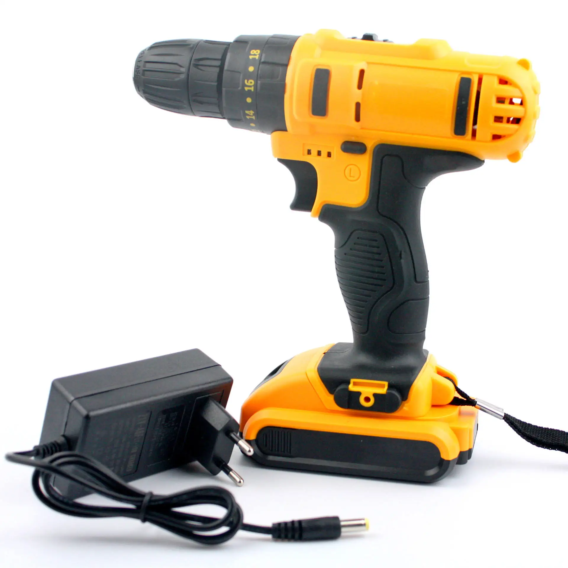 ZY Sales promotion Customized 20V Combo Kit Cordless Drill Impact Driver Reciprocating Saw Flash Light Power Tools Kit
