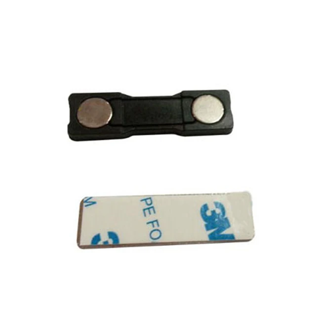 Daily Use Magnetic Assembly Premium Name Badge Magnet holder/brooch/badge/pin 3M adhesive name tag neodymium magnets