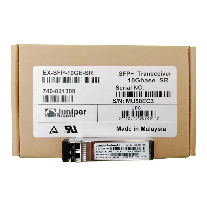 EX-SFP-10GE-SR Enterprise Switch Small Form Factor Pluggable 10 Gigabit Ethernet (SFP+) SR Optics
