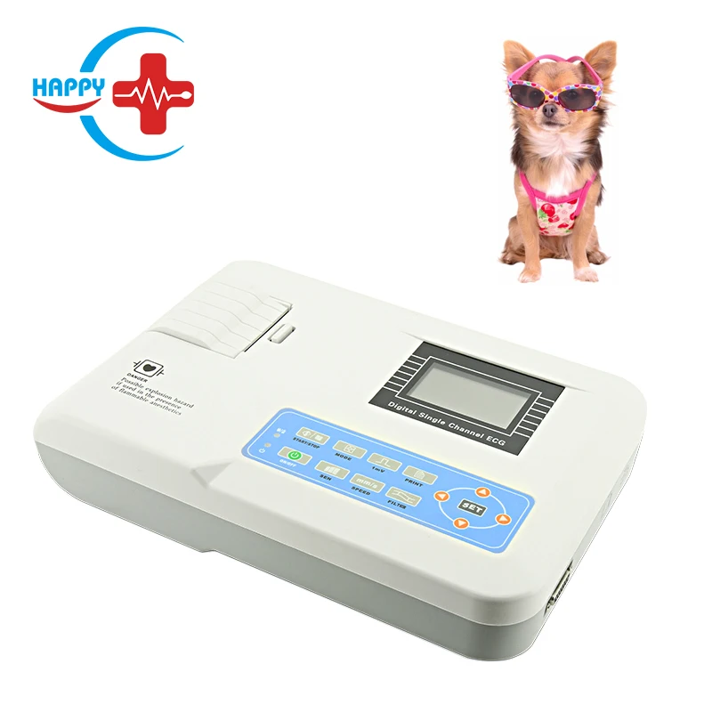 HC-R002 single channel Animal electrocardiogram veterinary ECG machine