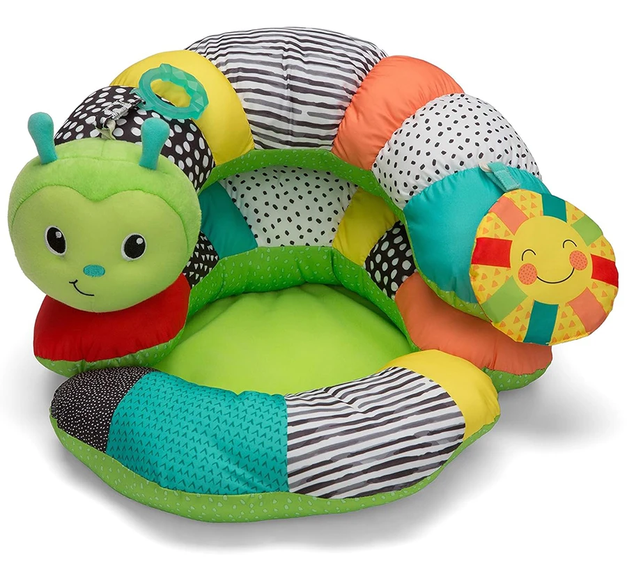 Wholesale 2-in-1 Baby Prop A Pillar Tummy Time and Seated Support Pillow with Detachable Support Pillow and Toys for Newborn