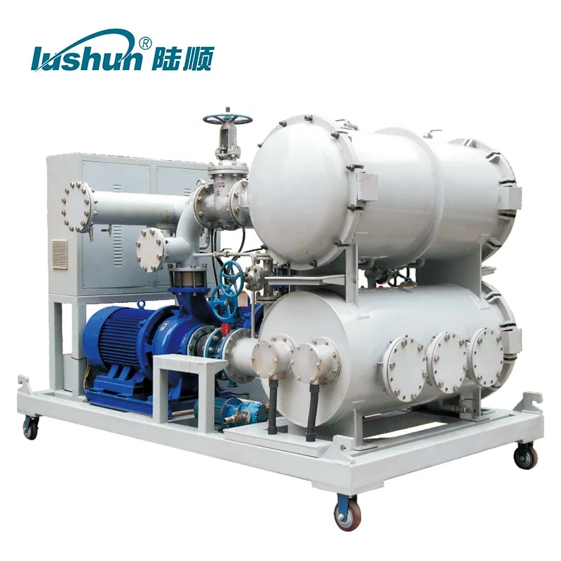 400L/Min Hydraulic Oil lubrication system flushing machine engine oil change machine