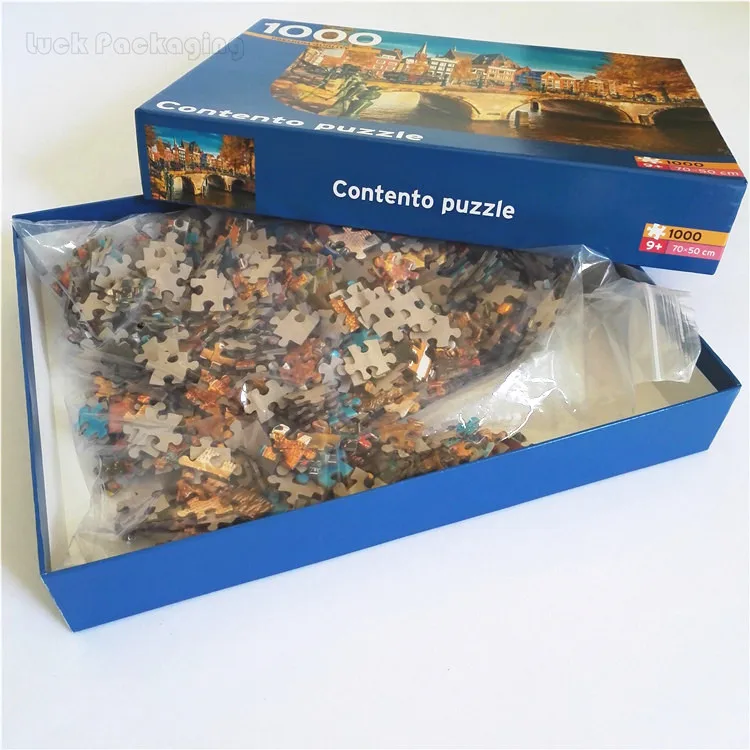 custom 1000 piece puzzle adult jigsaw puzzle print and assemble factory wholesale jigsaw puzzles manufacturers