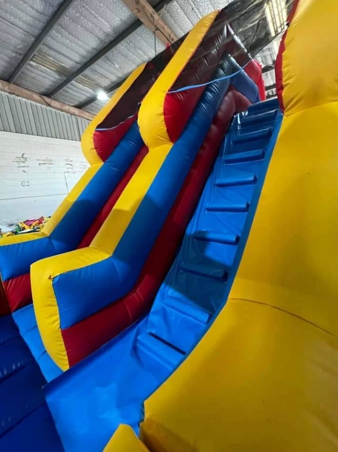 Obstacle Clearance Inflatable Game PVC Unisex Adult Inflatable Obstacle Course Customize Size 60 Ft Jump Orange Titan Obstacles