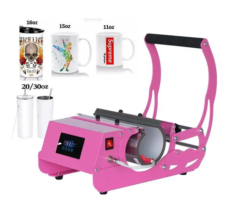 New 20Oz Manual Heat Transfer Sports Kettle Hot Stamping Machine Personality Di Mug Heat Transfer Plancha De Sublimation 40X60