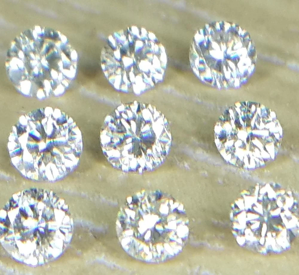 Natural Loose Brilliant Cut Diamonds I Color I Clarity 2-2.5mm Size Round for Setting Good Fire Best Seller