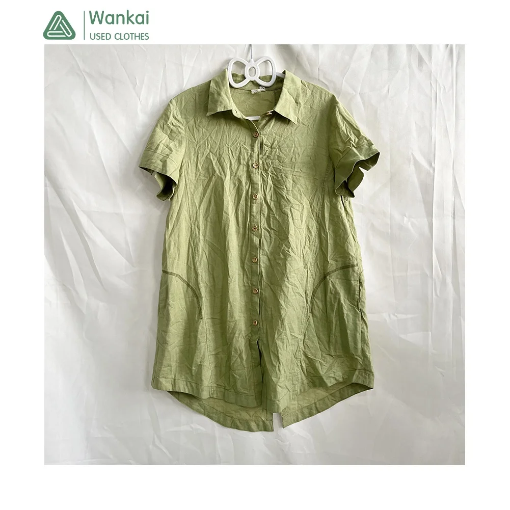CwanCkai Fashion Quality A Grade Used Clothes Bales For Women, Popular 45-100 Kg Second Hand Blouse Ball Singapoure