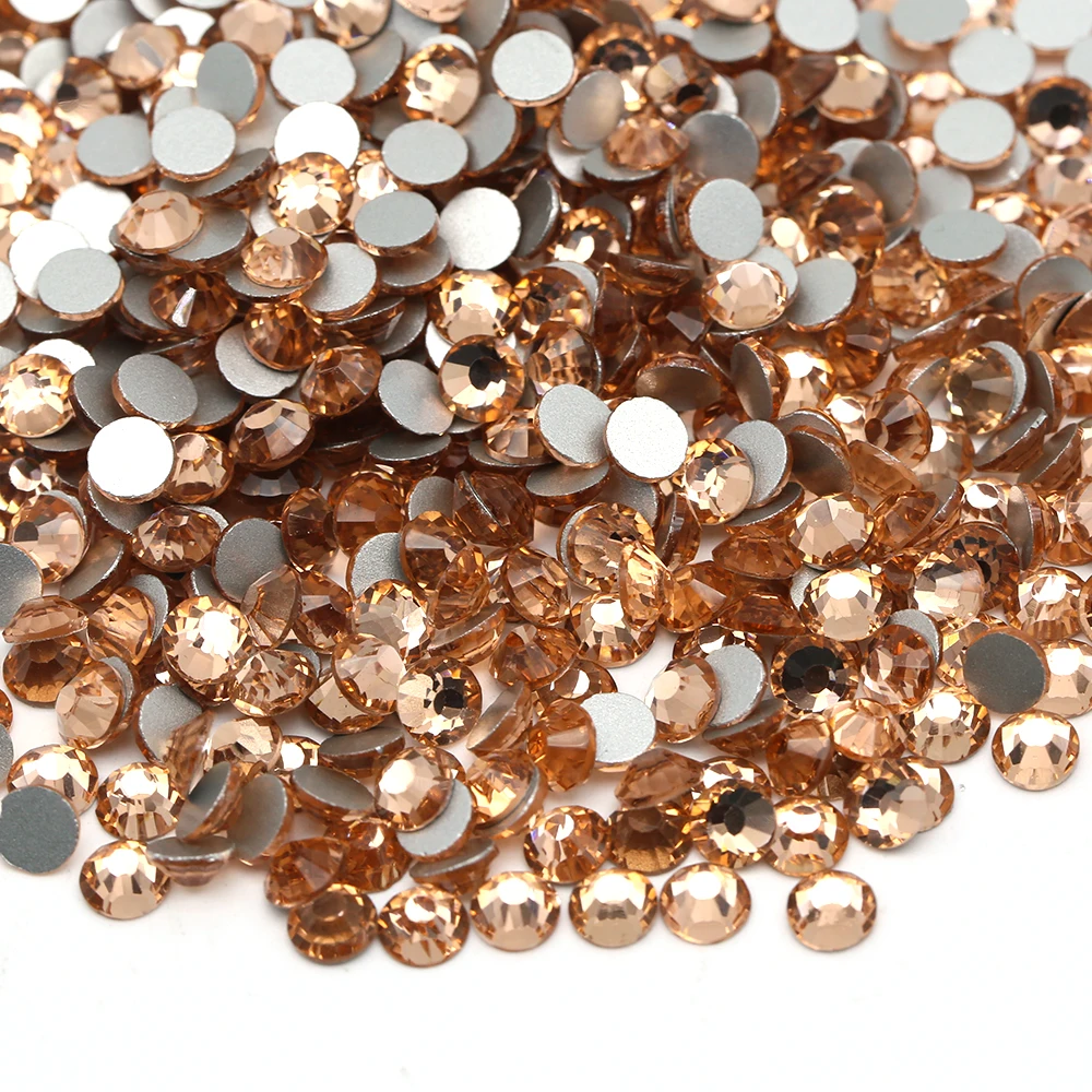 XULIN Non Hotfix Nail Decoration Crystal Glass Rhinestone