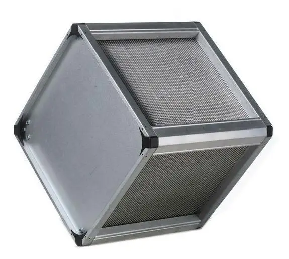 OEM Aluminium Crossflow Plate Air to Air Heat Exchanger for Heat Recovery Ventilation System