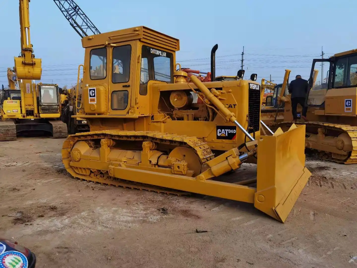 Low price crawler Used CAT D6D Bulldozer CAT D9N D6D D7R D8R Hydraulic Dozer machine Caterpillar CAT D6D Used Bulldozer