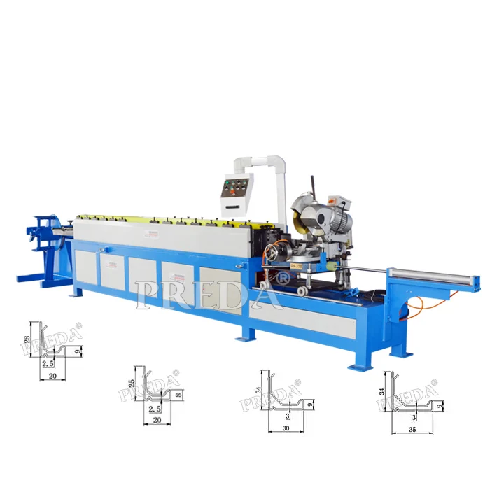 Preda 25mm Sheet TDC Flange Roller Forming Line Machine In Factory Price