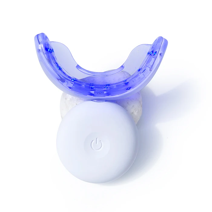 Best quality rechargeable home 32pcs blue and red led whiten tooth accelerator teeth whitening light