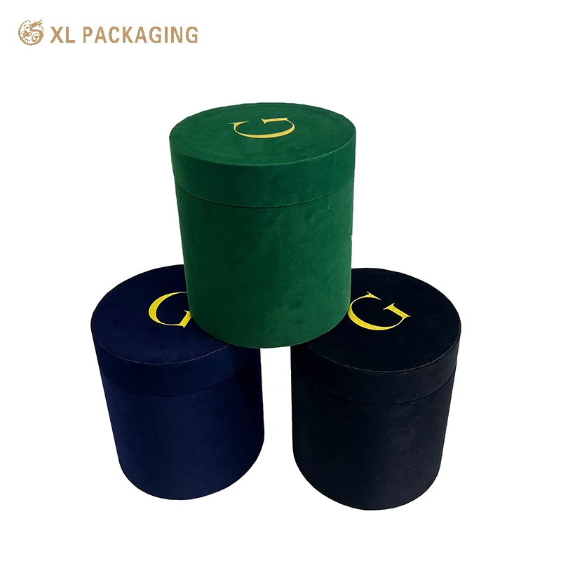 Custom Printed Pulp Paper Tube round Kraft Packaging Box for Tea Coffee and Advent Calendar Rigid Structure for Tea Coffee