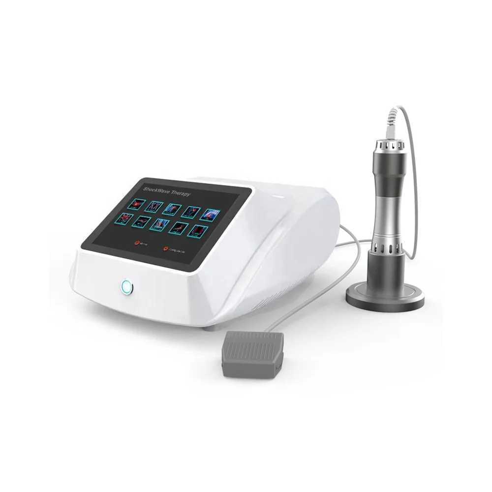 electromagnetic electric li-eswt double wave shock wave therapy machine device focused handle for ed