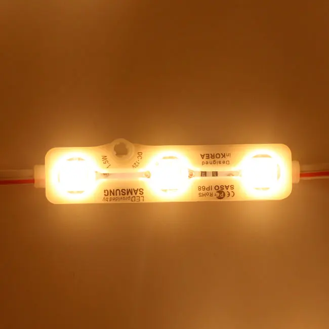 Waterproof 3 smd ip67 led module single color indoor Samsung pixel point lighting box