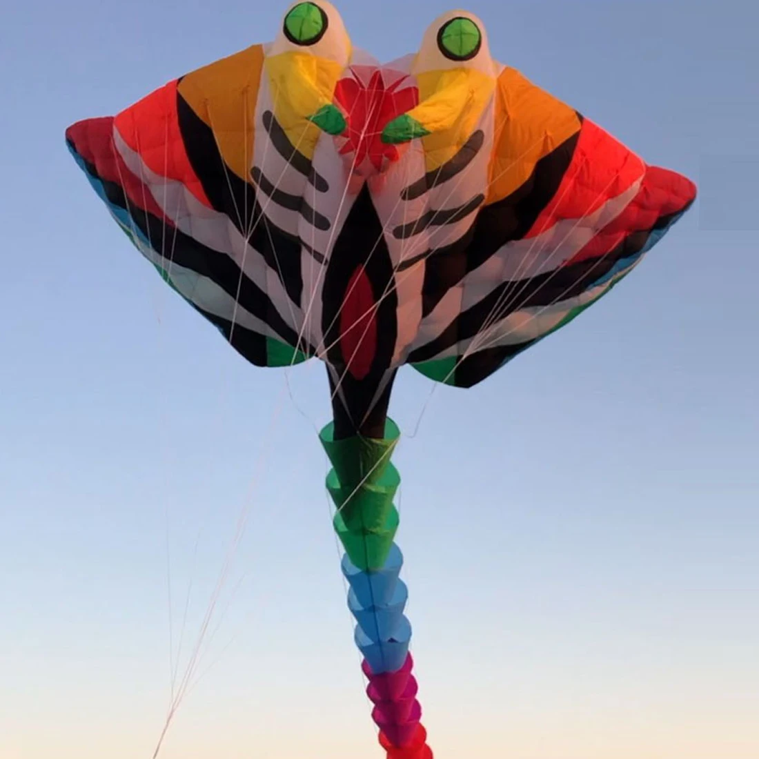 15M Soft Kite Nylon Inflatable Kite Tear Resistant Outdoor 30D Sports Activity