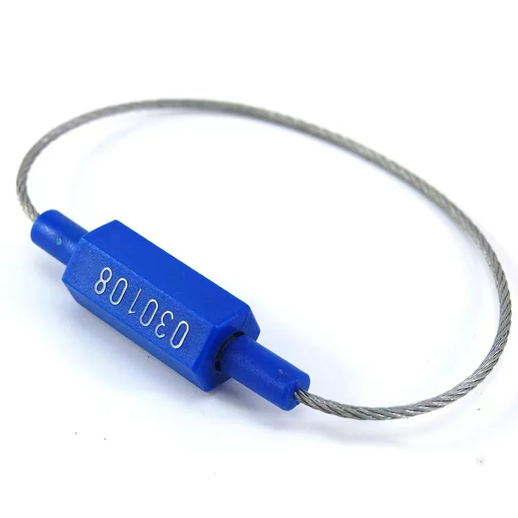 35cm Adjustable High Security Customs Container Cable Wire Lock Seal For Cargo Cable Seal