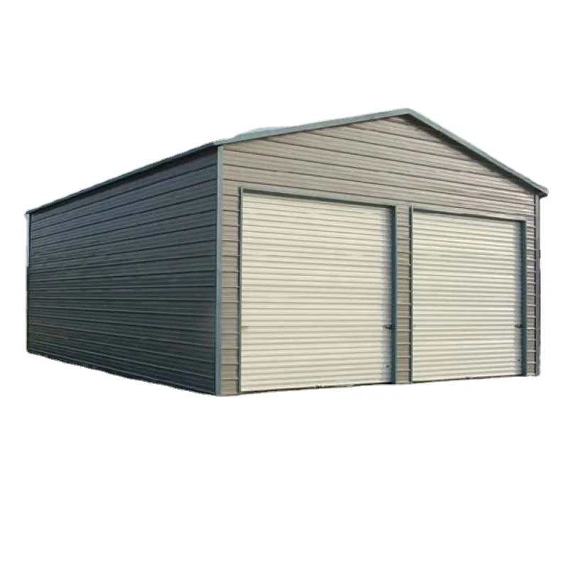 modern design steel double carports/cheap metal garage