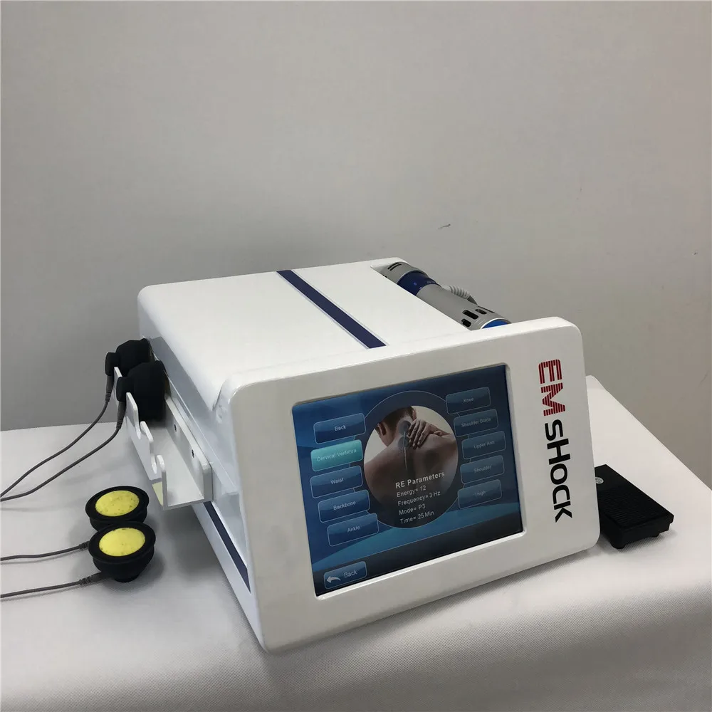 Portable Physiotherapy Wave EMS Shock Device Focused Extracorporeal Therapy Home Treatment Dysfunction Shockwave Machine