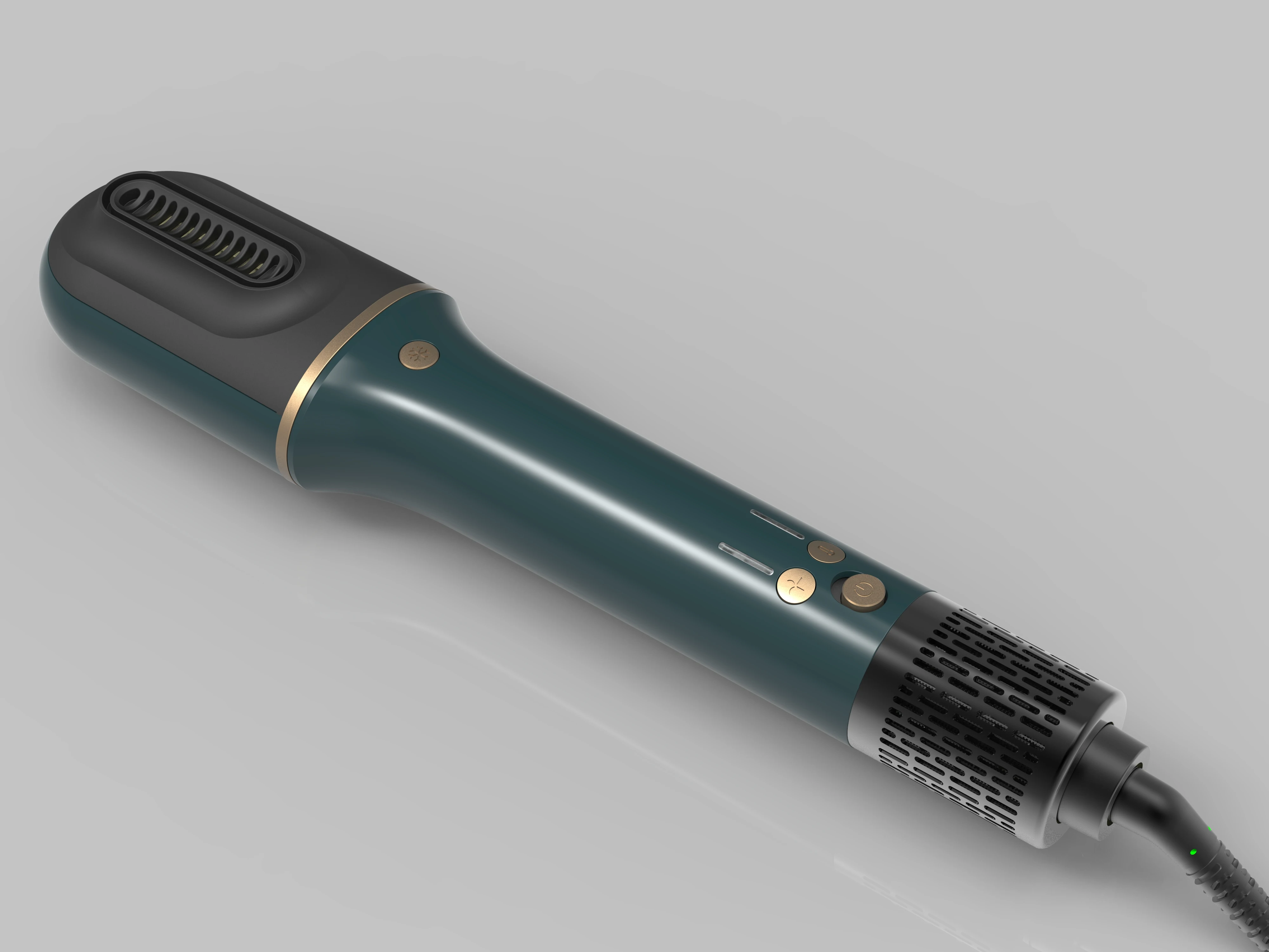 Hair Curler Hot Air Brush 4 In 1 With Ion Generator For Fine Ceramic