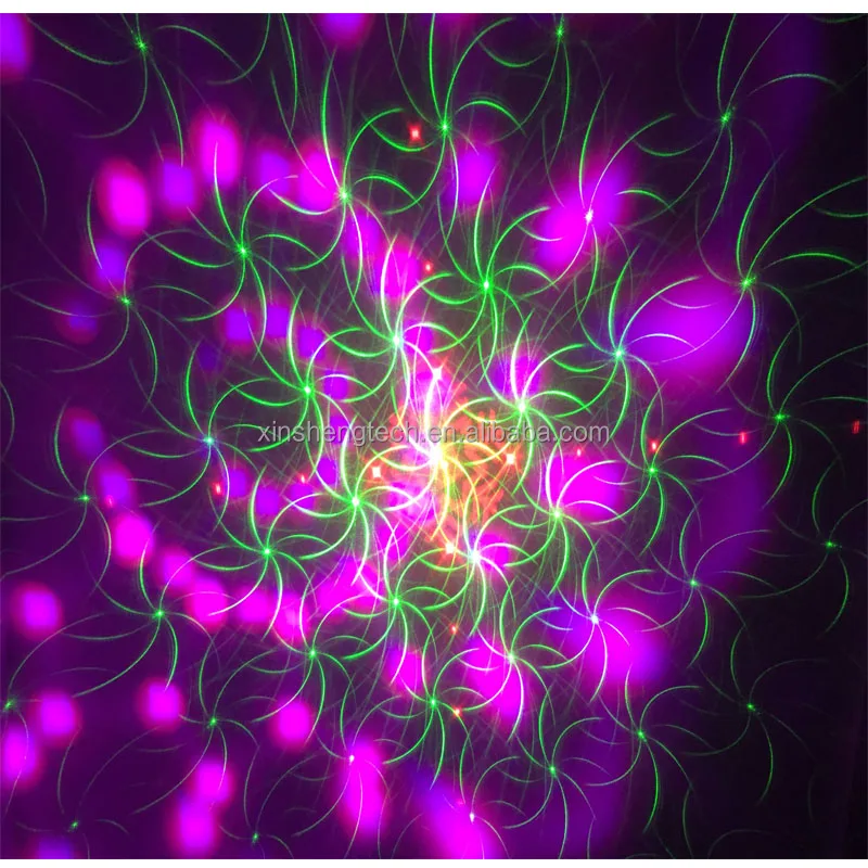 Flush Mount Led Ceiling Home Lighting for Bedroom Club Party Wedding Led Laser Lamp Stage Equipment Rotating Laser Light