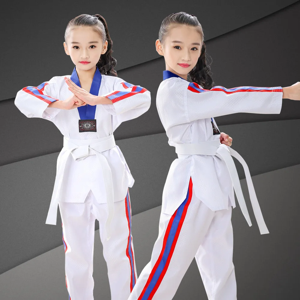 AGRADECIDO  Custom Logo Unisex Taekwondo Uniforms Dobok Karate Suits