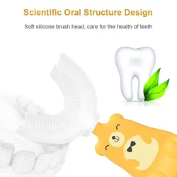 Cepillo De Dientes Para Bebe Waterproof Toddler Manual Baby Tooth Brush 360 Silicone Travel Kids Toothbrush