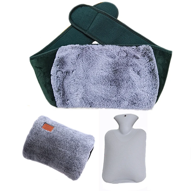 Hot sale hot water bottle belt Hot water bag with cover 1000ml PVC bag electric hot water bag cover