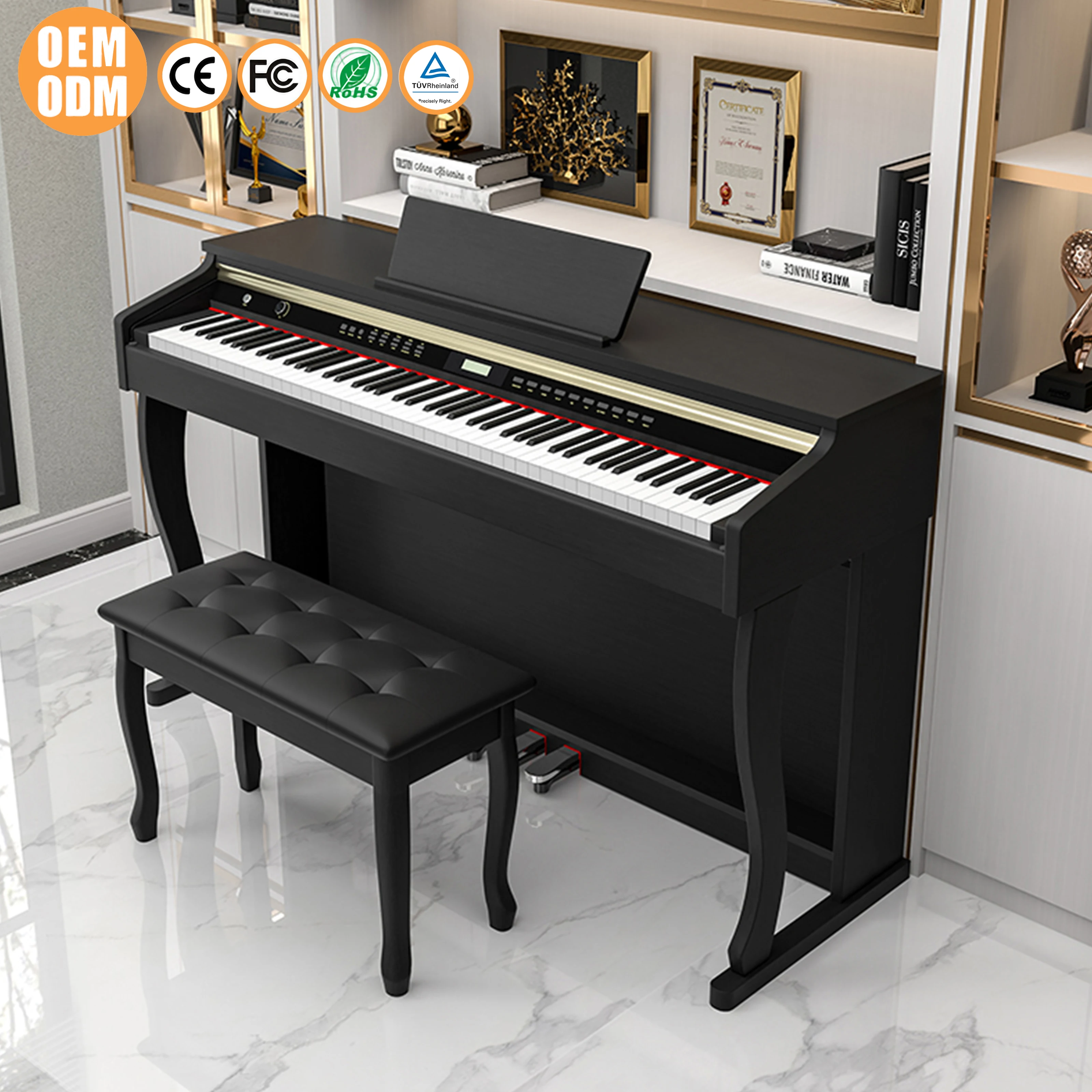 LeGemCharr digital piano 88 key hammer action 88 key piano keyboard instruments piano