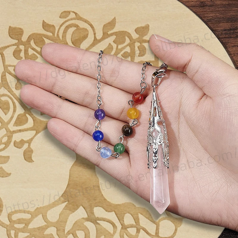 Tailai 8 inch Life of Tree Pendulum Board Wooden Dowsing Divination Metaphysical Message Boards for Beginner