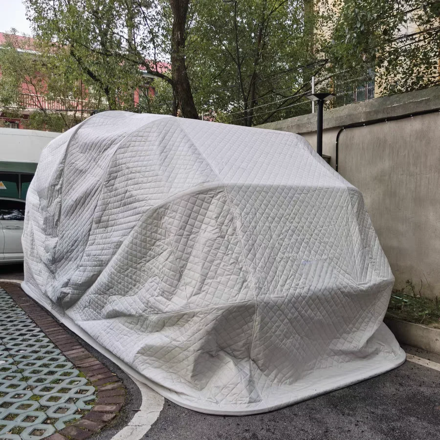 new design outdoor event household prefab portable high quality battery folding garage car cover