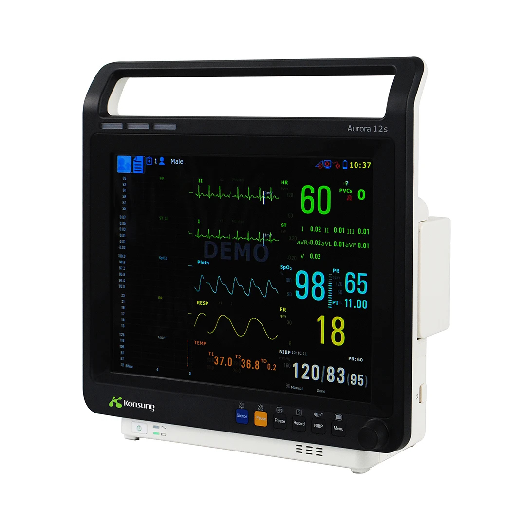 Aurora 12SI 12.1-inch medical vital sign multiparameter semi modular patient monitor for ICU