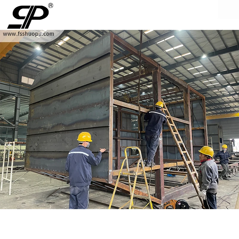 Custom steel sheet metal sheet enclosure fabrication