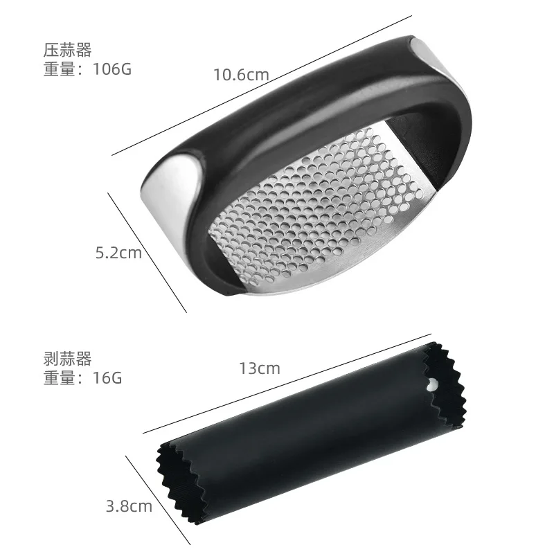 High Quality Home And Kitchen Stainless Steel Ginger Crusher Garlic Press Kitchen Accessories 3 In 1 Set Kitchen Manual Ginger