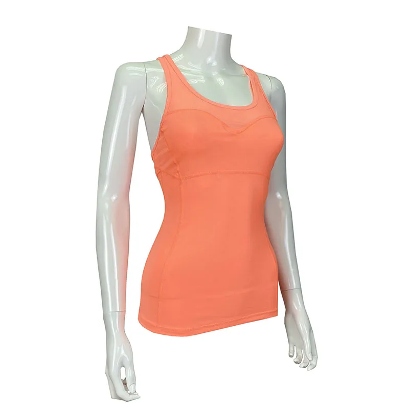 
High Quality Custom OEM Interlock Summer Women Athletic Fitness Yoga Tank Tops With Invisible Zipper On Back Side 