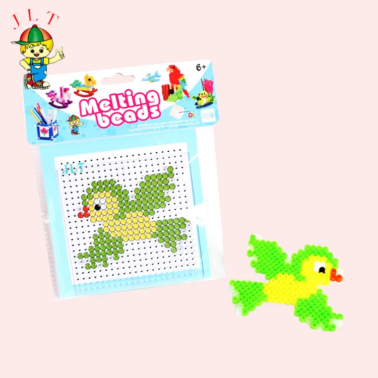 China Manufacturer Mixed Colors 5mm Plastic Fuse Beads Perler Hama Plastic Beads for Crafting