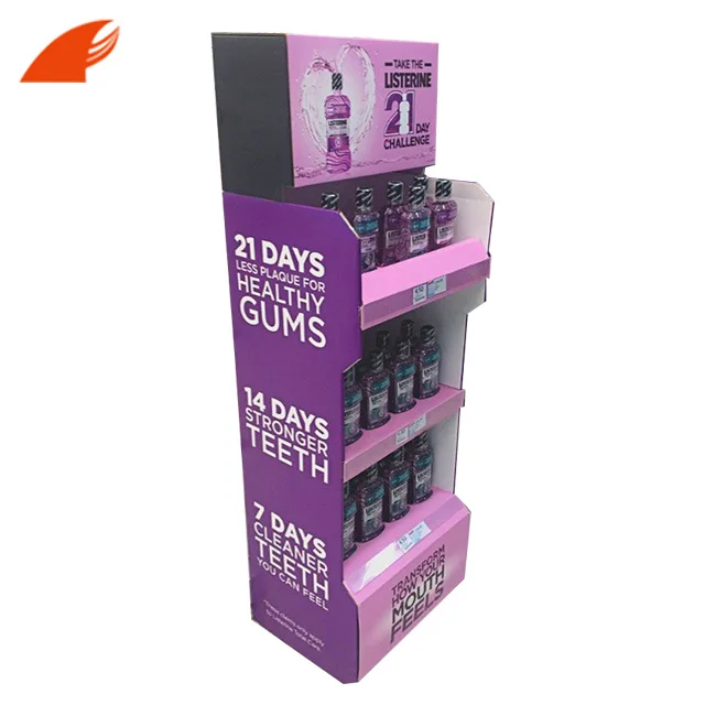 Top 10 Corrugated Assemble Retail Cardboard Display Rack Energy Drink Cardboard Display