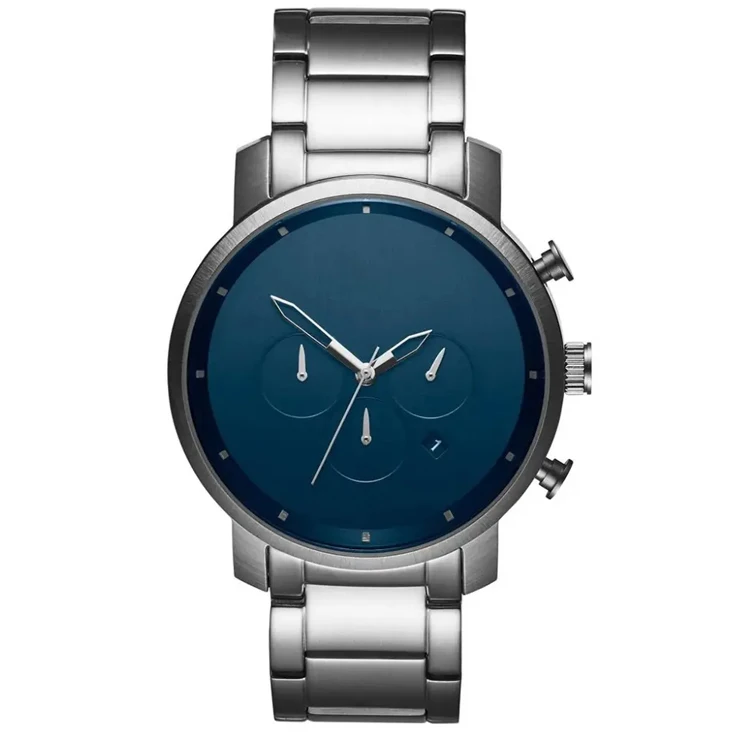 5ATM Waterproof Japan Quartz Stainless Steel Back Sr626sw Mens Watch Oem Watch Stainless Steel Back Made in China