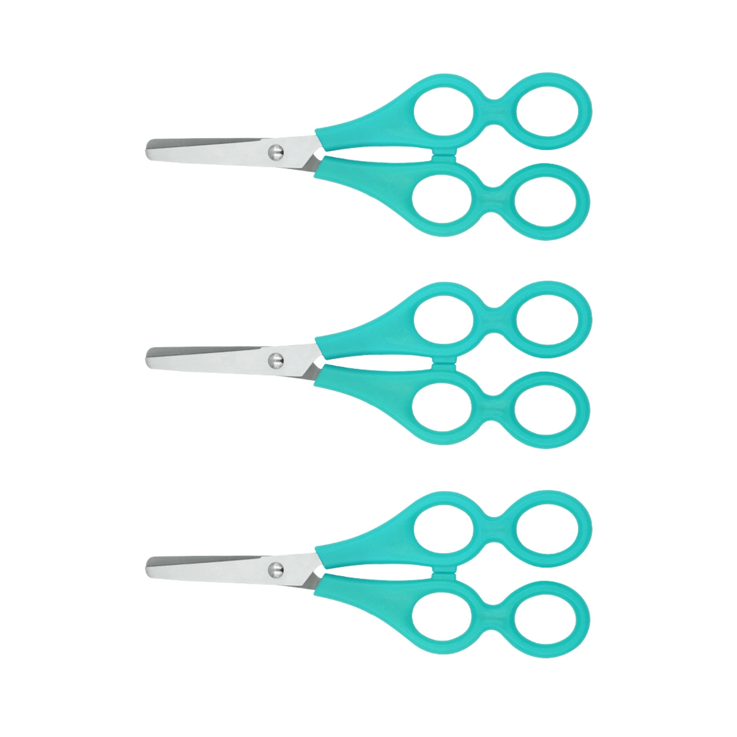 6 Inch Pre-school Training Scissors Children Scissors Kids Safety Scissors Blunt Tip Stainless Steel