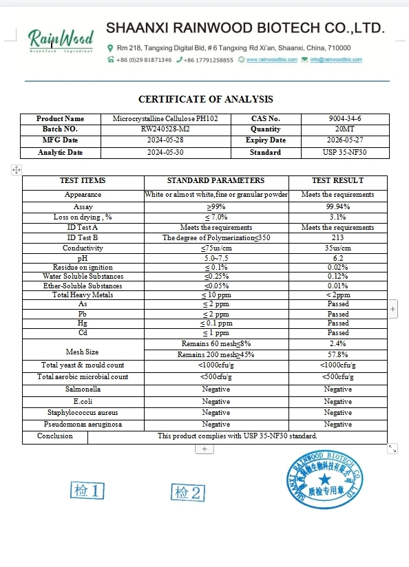 Factory Supply Wholesale Food Grade Microcrystalline Cellulose Powder