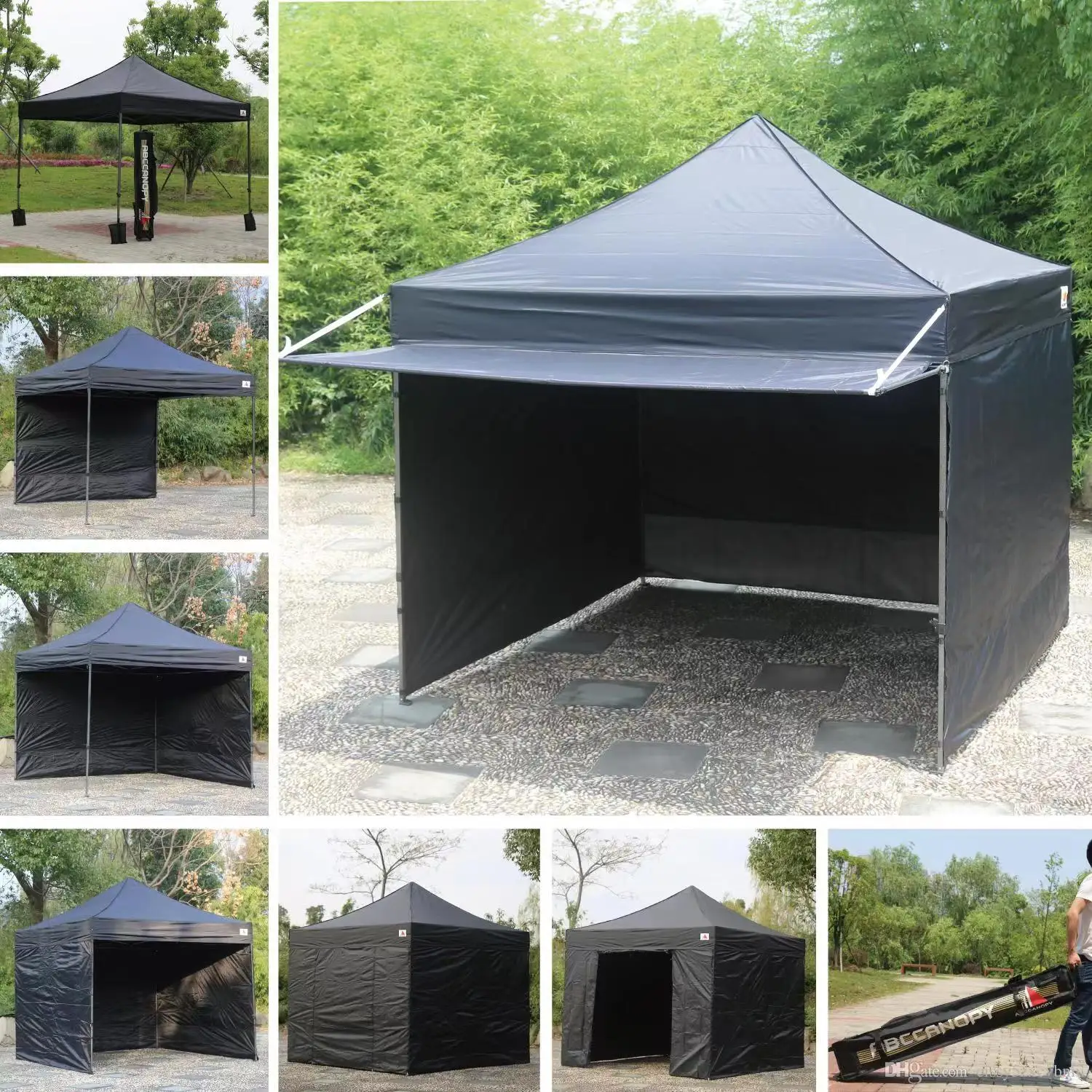 3*3m Cheap Wholesale Heavy Duty Automatic Marquee Tent Pop-Up Canopy Trade Show Tent Dome Tent