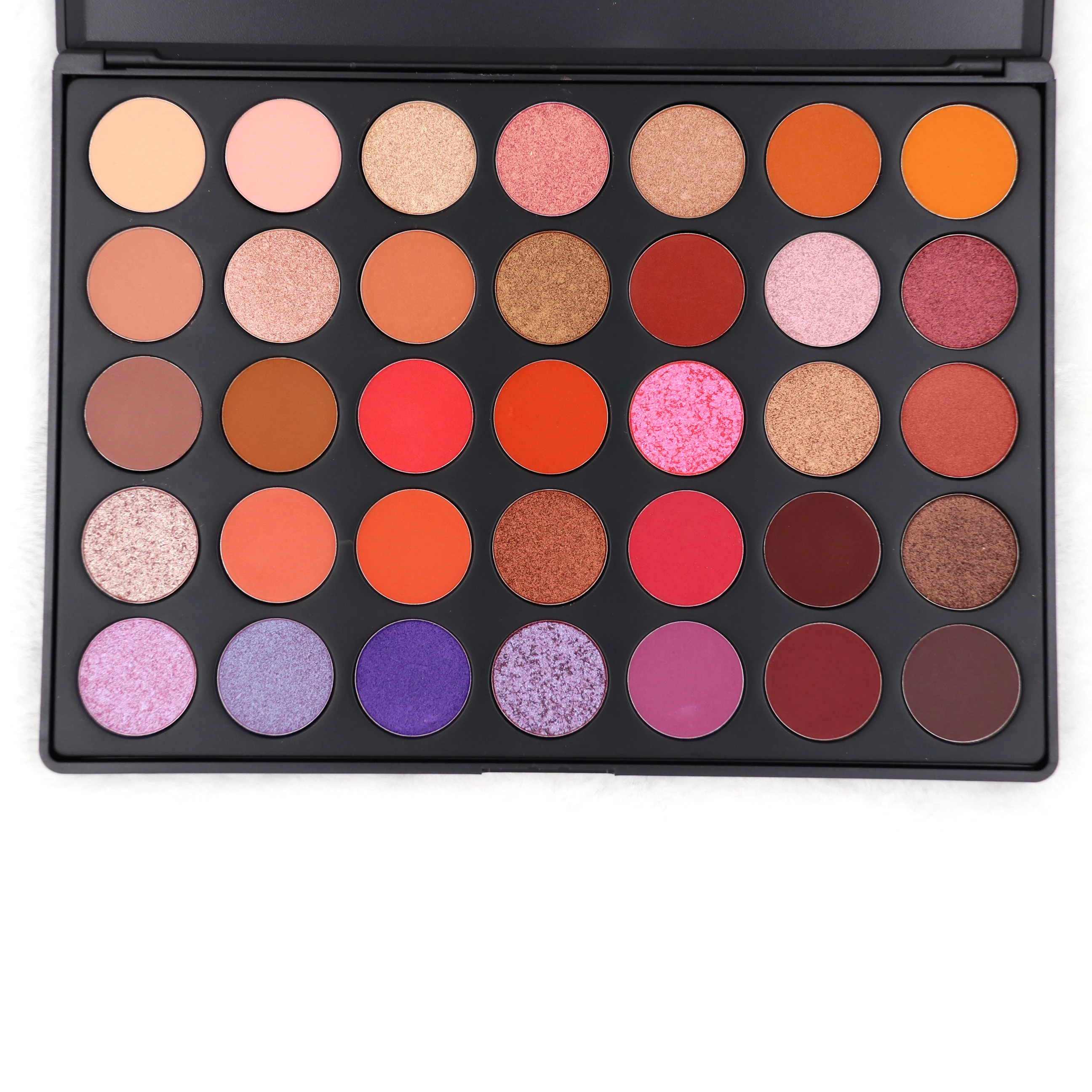 
35 Colors High Pigment Private Label Custom Makeup Eyeshadow Palette 