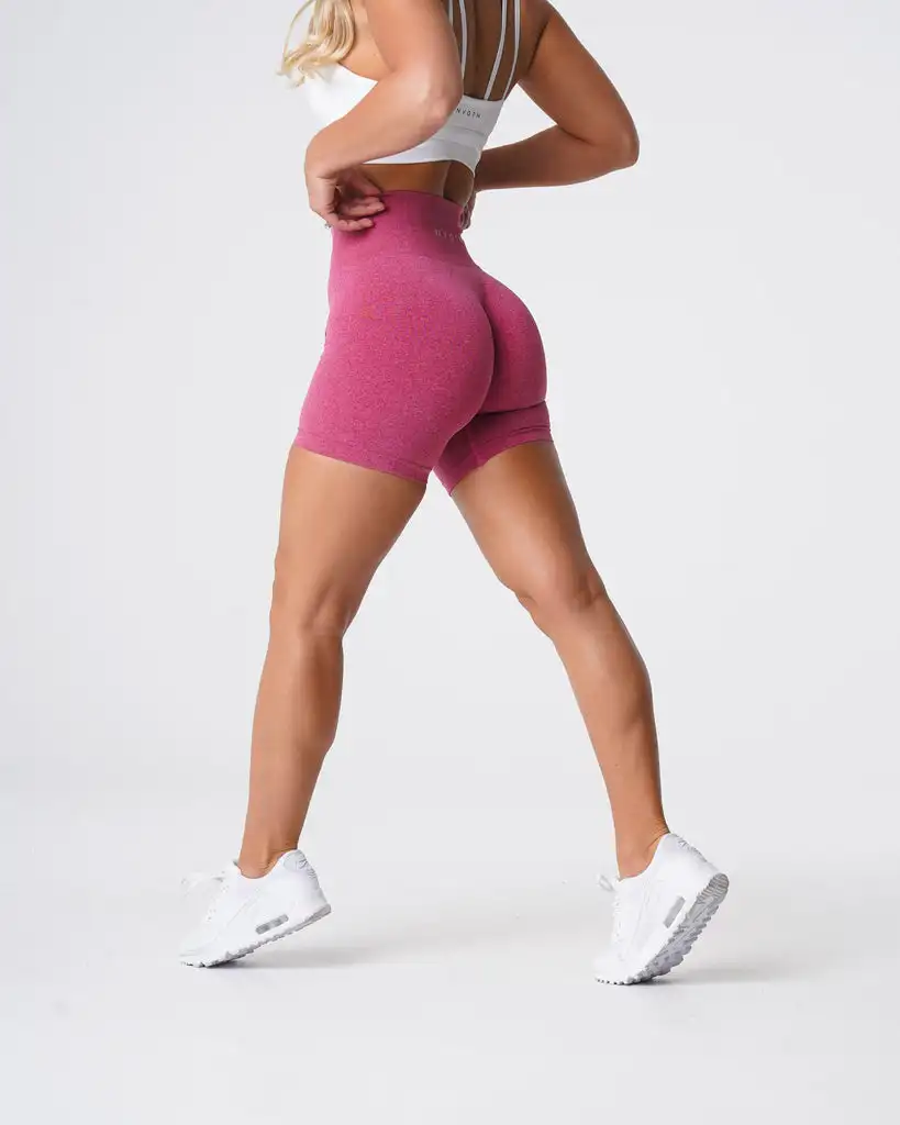 New arrival develop yourself women yoga shorts sustainable activewear seamless Crimson Pro Shorts