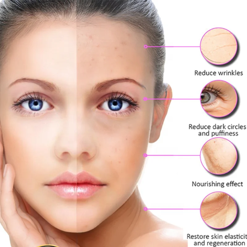 
Chinese Manufacturer Private Label Best Korean Crystal Anti Aging No Side Effect Collagen 24K Gold Facial Mask 