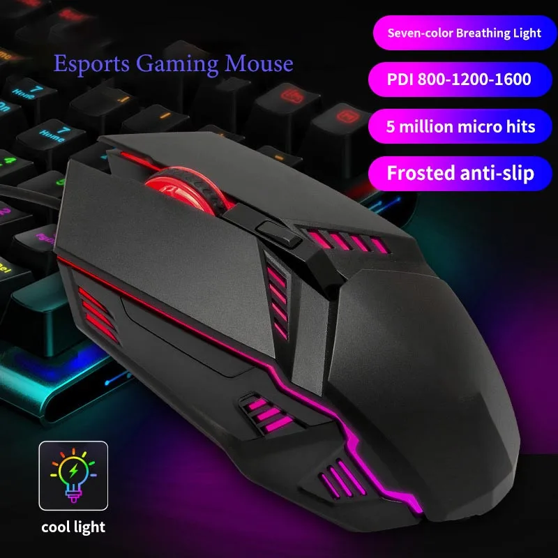 Wholesale Cheap Optical Gaming Mouse Ergonomic USB Wired Mouse for Computer Office Gamer Mice Honeycomb Gaming Mouse