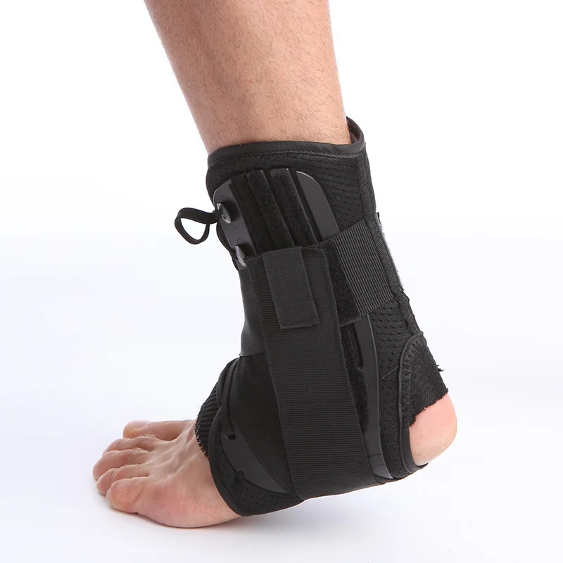 Adjustable Compression Ankle Support Sleeve for Sports Gym Recovery Foot Stability and Pain Relief With